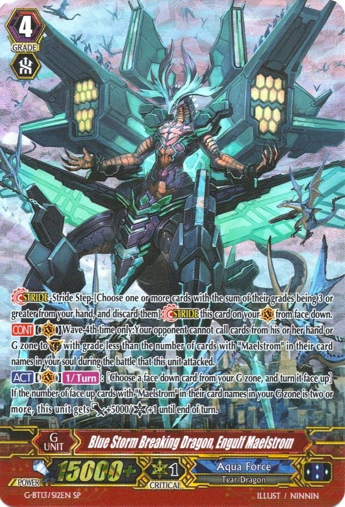 Image for Blue Storm Breaking Dragon, Engulf Maelstrom (SP) (G-BT13: Ultimate Stride) (G-BT13/S12EN) - Cardfight Vanguard