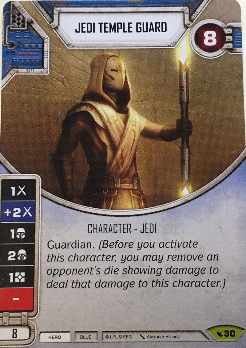 Image for Jedi Temple Guard (Card Only) (Legacies) (30) - Star Wars: Destiny