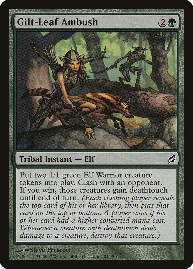 Image for Gilt-Leaf Ambush (Lorwyn) (214) - Magic: The Gathering