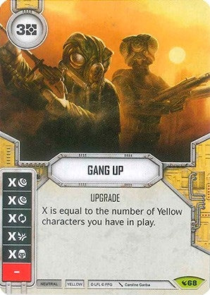 Image for Gang Up (Card Only) (Legacies) (68) - Star Wars: Destiny