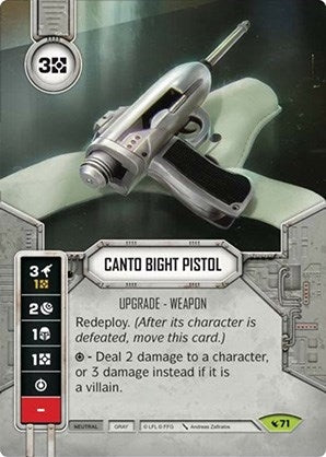 Image for Canto Bight Pistol (Legacies) (71) - Star Wars: Destiny