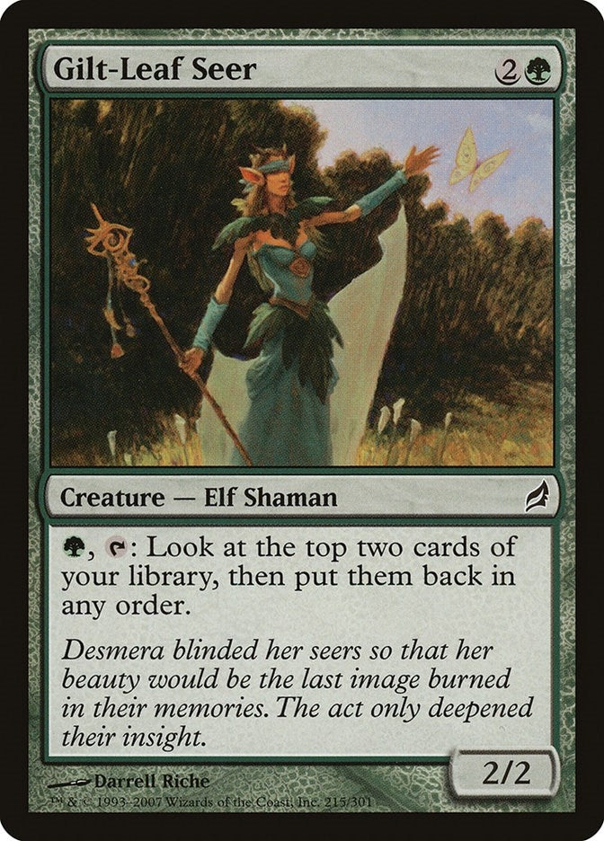 Image for Gilt-Leaf Seer (Lorwyn) (215) - Magic: The Gathering