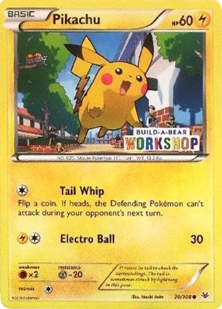 Image for Pikachu - 20/108 (Build-A-Bear Workshop Exclusive) (Miscellaneous Cards & Products) (020/108) - Pokemon