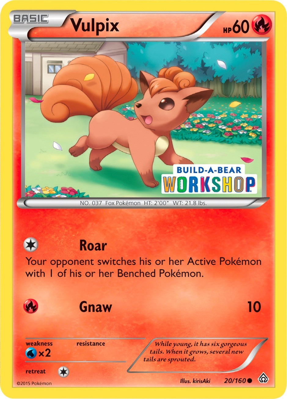 Image for Vulpix - 20/160 (Build-A-Bear Workshop Exclusive) (Miscellaneous Cards & Products) (020/160) - Pokemon