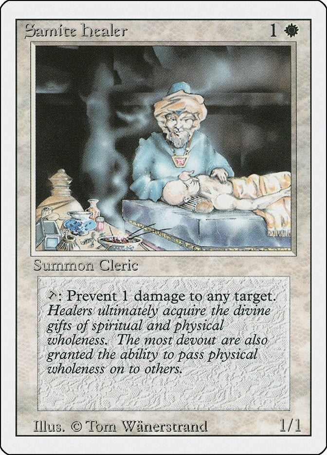 Image for Samite Healer (Revised Edition) - Magic: The Gathering