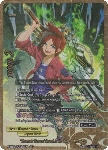 Image for "Demonic Descent Sword of the King" Laevateinn (SP) (Rainbow Striker) (X-BT04/S001EN) - Future Card BuddyFight