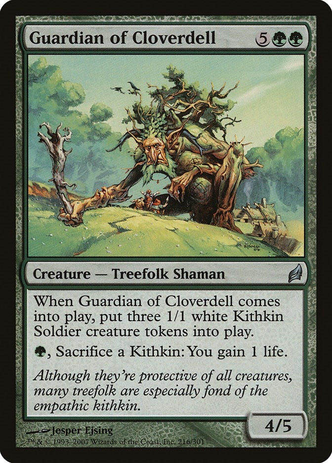 Image for Guardian of Cloverdell (Lorwyn) (216) - Magic: The Gathering