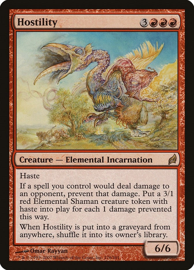 Image for Hostility (Lorwyn) (176) - Magic: The Gathering