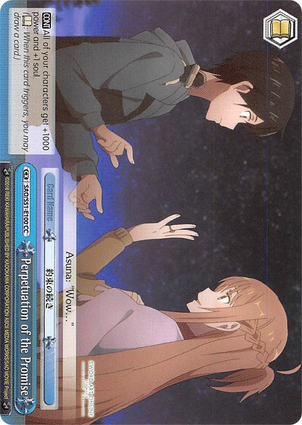 Image for Perpetuation of the Promise (Sword Art Online The Movie: -Ordinal Scale-) (SAO/S51-E100 CC) - Weiss Schwarz