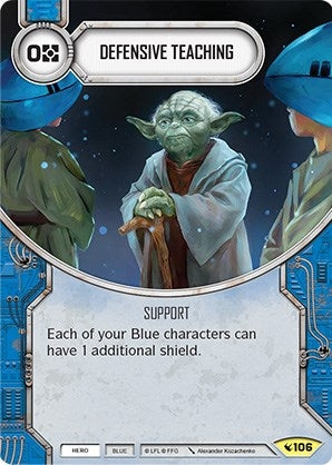Image for Defensive Teaching (Legacies) (106) - Star Wars: Destiny