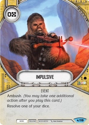 Image for Impulsive (Legacies) (119) - Star Wars: Destiny