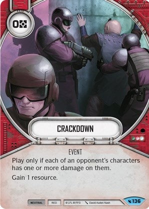 Image for Crackdown (Legacies) (136) - Star Wars: Destiny