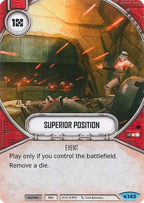 Image for Superior Position (Legacies) (143) - Star Wars: Destiny