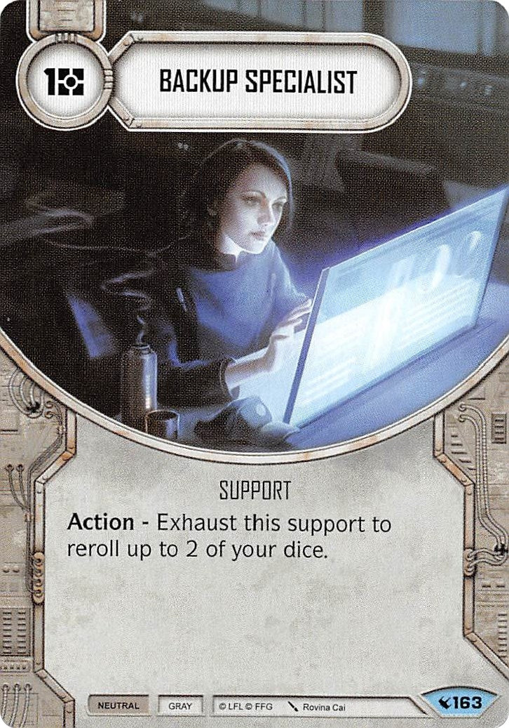 Image for Backup Specialist (Legacies) (163) - Star Wars: Destiny