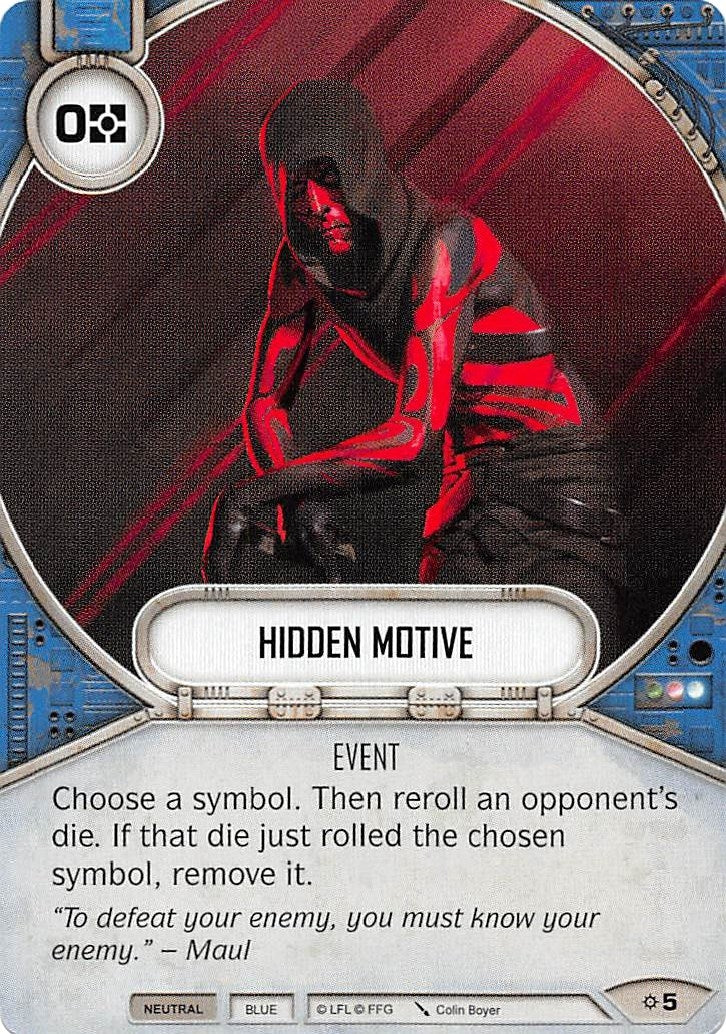 Image for Hidden Motive (Rivals) (5) - Star Wars: Destiny