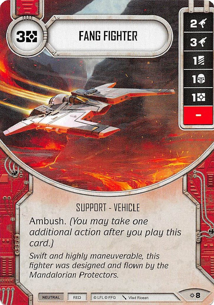 Image for Fang Fighter (Card Only) (Rivals) (8) - Star Wars: Destiny
