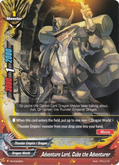 Image for Adventure Lord, Cube the Adventurer (Promo Cards) (PR/0302EN) - Future Card BuddyFight
