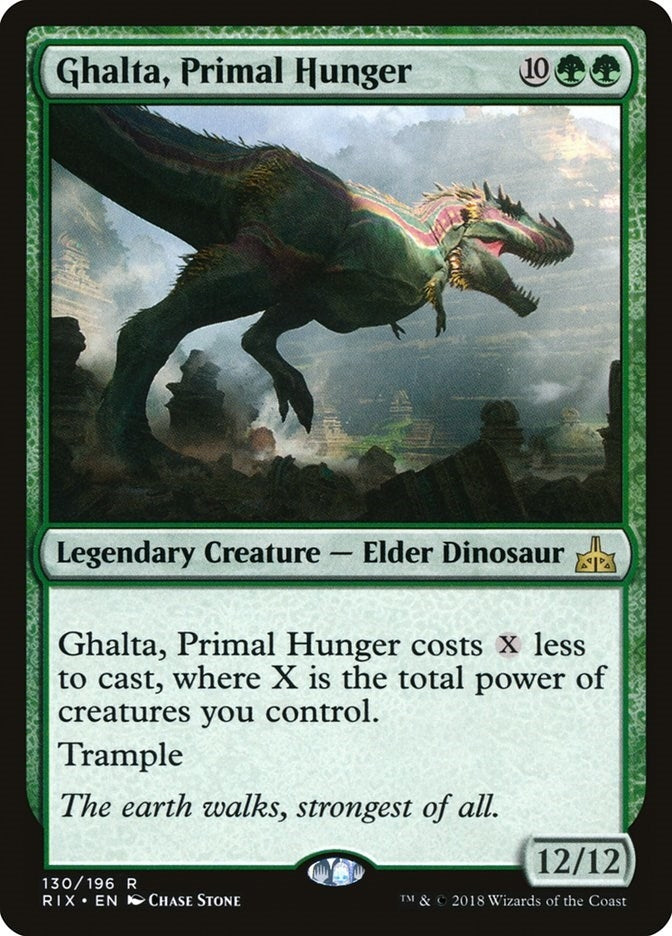 Image for Ghalta, Primal Hunger (Rivals of Ixalan) (130) - Magic: The Gathering