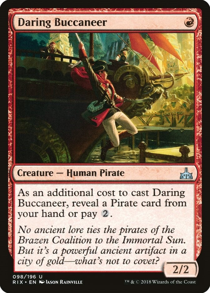 Image for Daring Buccaneer (Rivals of Ixalan) (98) - Magic: The Gathering