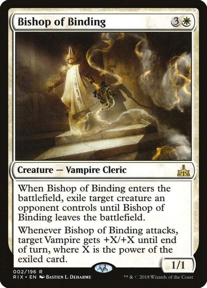 Image for Bishop of Binding (Rivals of Ixalan) (2) - Magic: The Gathering