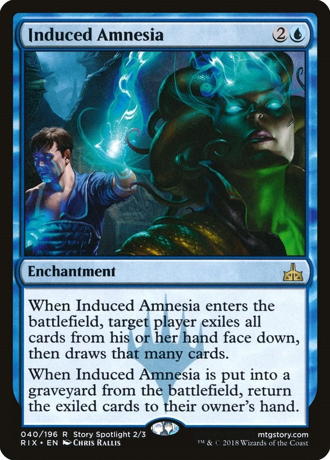 Image for Induced Amnesia (Rivals of Ixalan) (40) - Magic: The Gathering