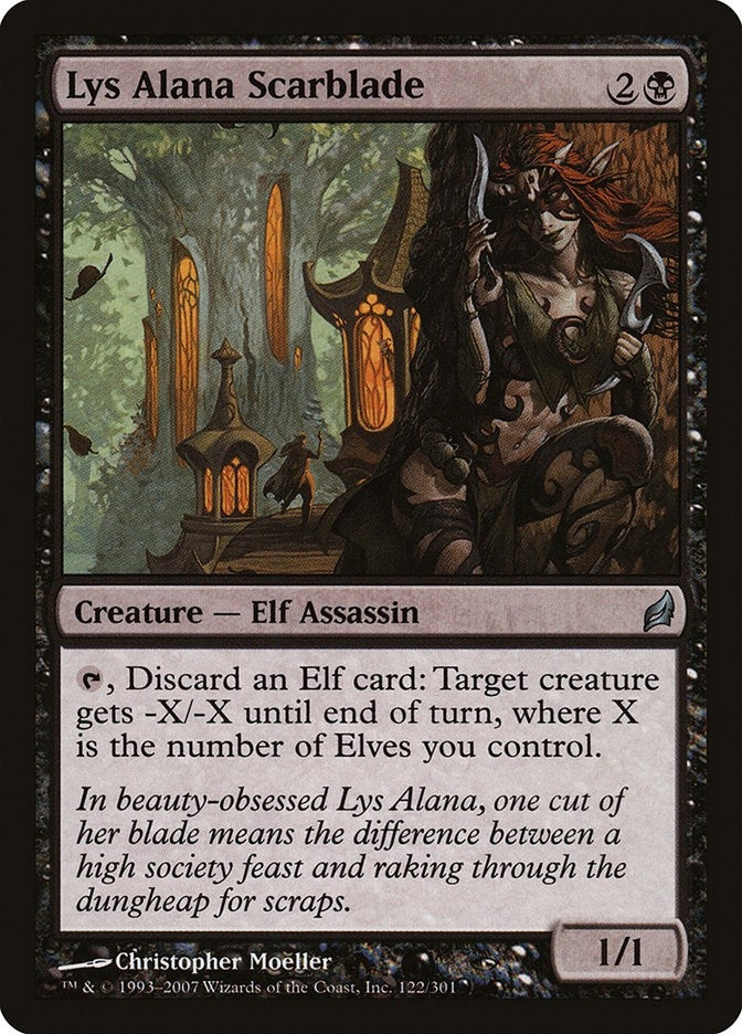 Image for Lys Alana Scarblade (Lorwyn) (122) - Magic: The Gathering