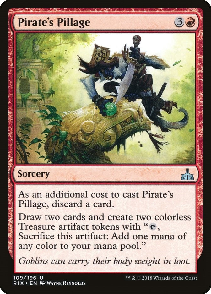 Image for Pirate's Pillage (Rivals of Ixalan) (109) - Magic: The Gathering