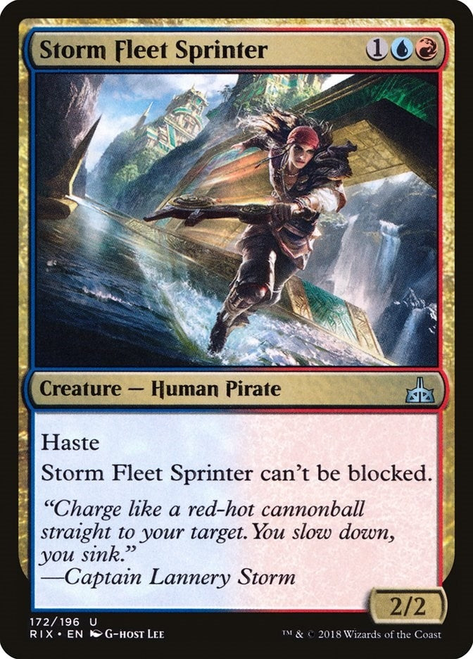 Image for Storm Fleet Sprinter (Rivals of Ixalan) (172) - Magic: The Gathering