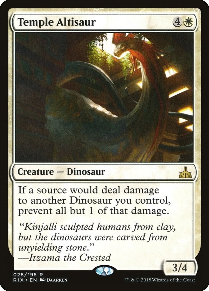 Image for Temple Altisaur (Rivals of Ixalan) (28) - Magic: The Gathering