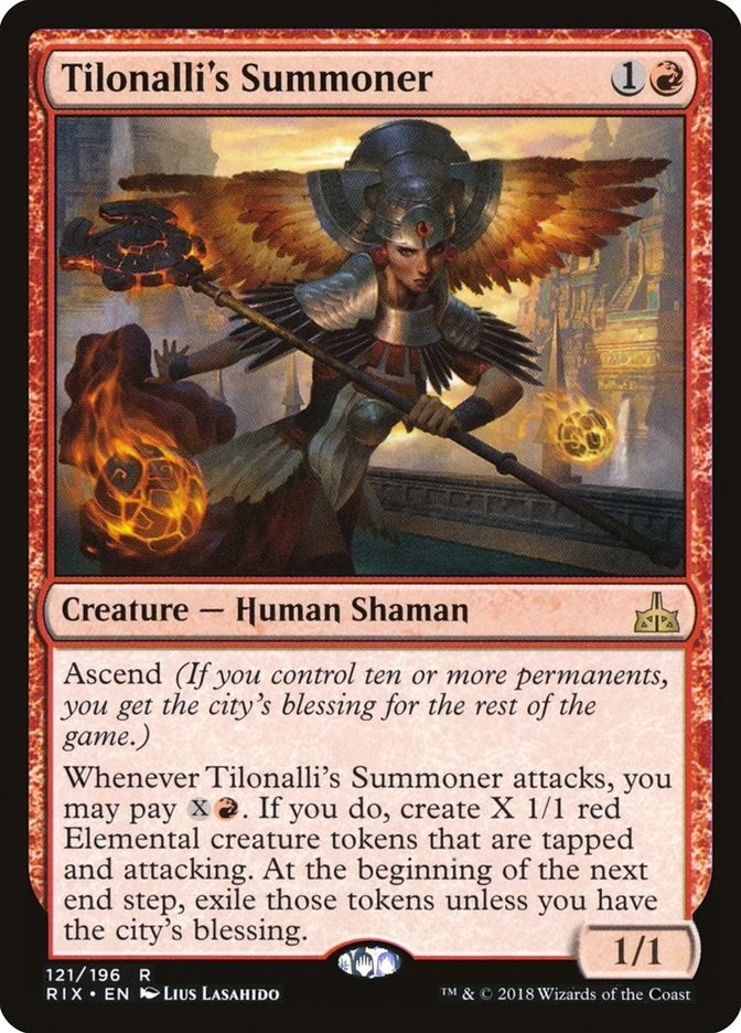 Image for Tilonalli's Summoner (Rivals of Ixalan) (121) - Magic: The Gathering