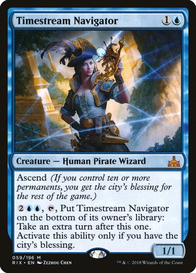 Image for Timestream Navigator (Rivals of Ixalan) (59) - Magic: The Gathering