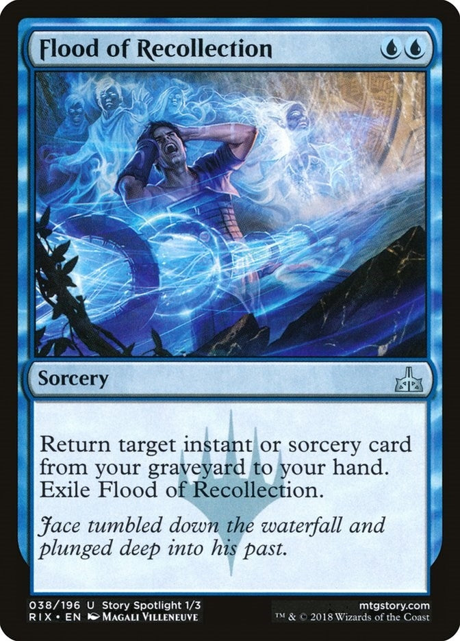Image for Flood of Recollection (Rivals of Ixalan) (38) - Magic: The Gathering