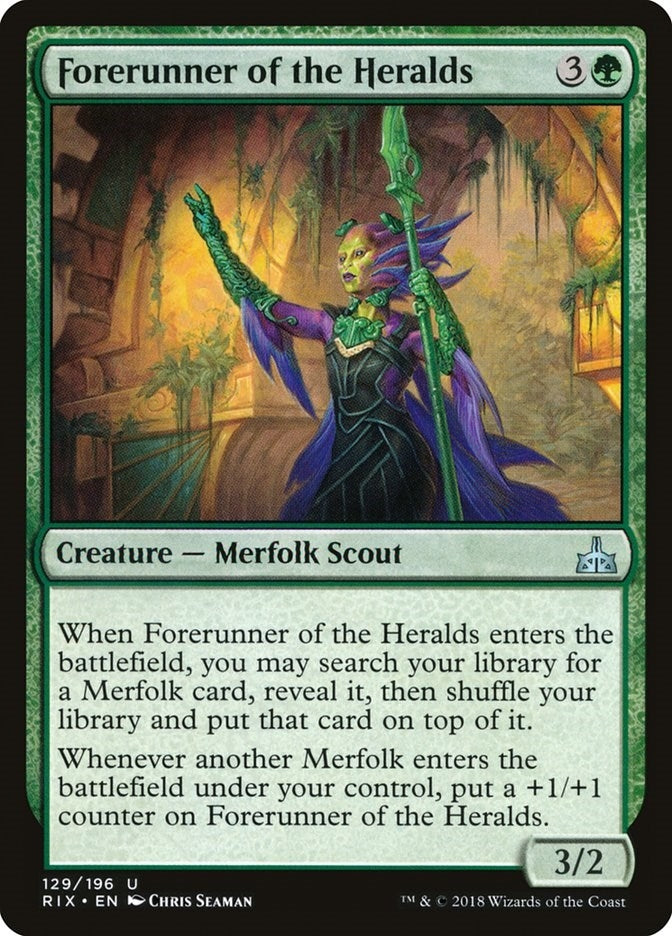 Image for Forerunner of the Heralds (Rivals of Ixalan) (129) - Magic: The Gathering