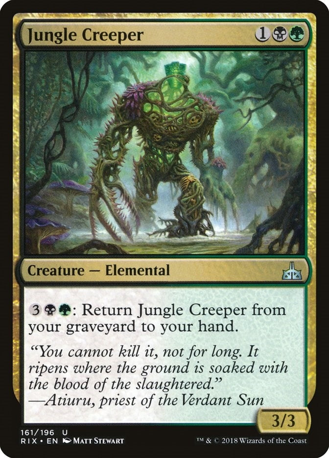 Image for Jungle Creeper (Rivals of Ixalan) (161) - Magic: The Gathering