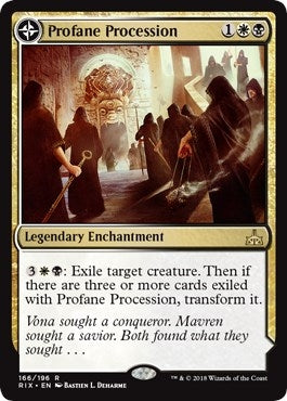 Image for Profane Procession (Rivals of Ixalan) (166) - Magic: The Gathering