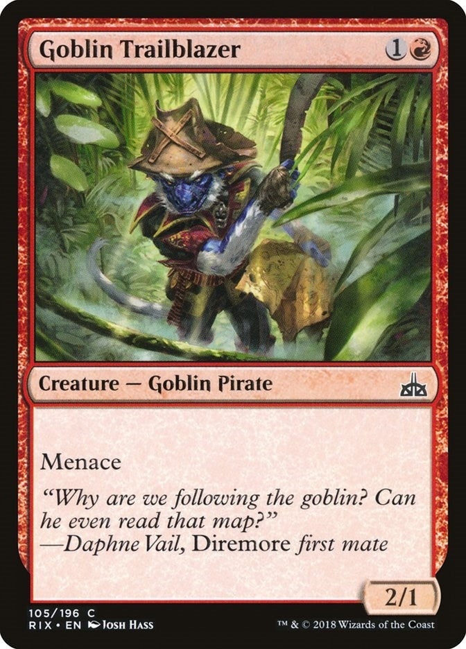 Image for Goblin Trailblazer (Rivals of Ixalan) (105) - Magic: The Gathering
