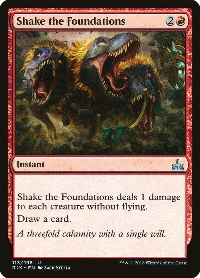 Image for Shake the Foundations (Rivals of Ixalan) (113) - Magic: The Gathering