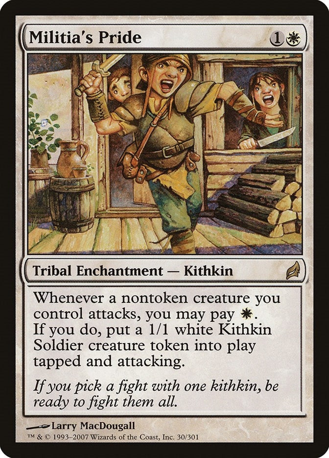 Image for Militia's Pride (Lorwyn) (30) - Magic: The Gathering