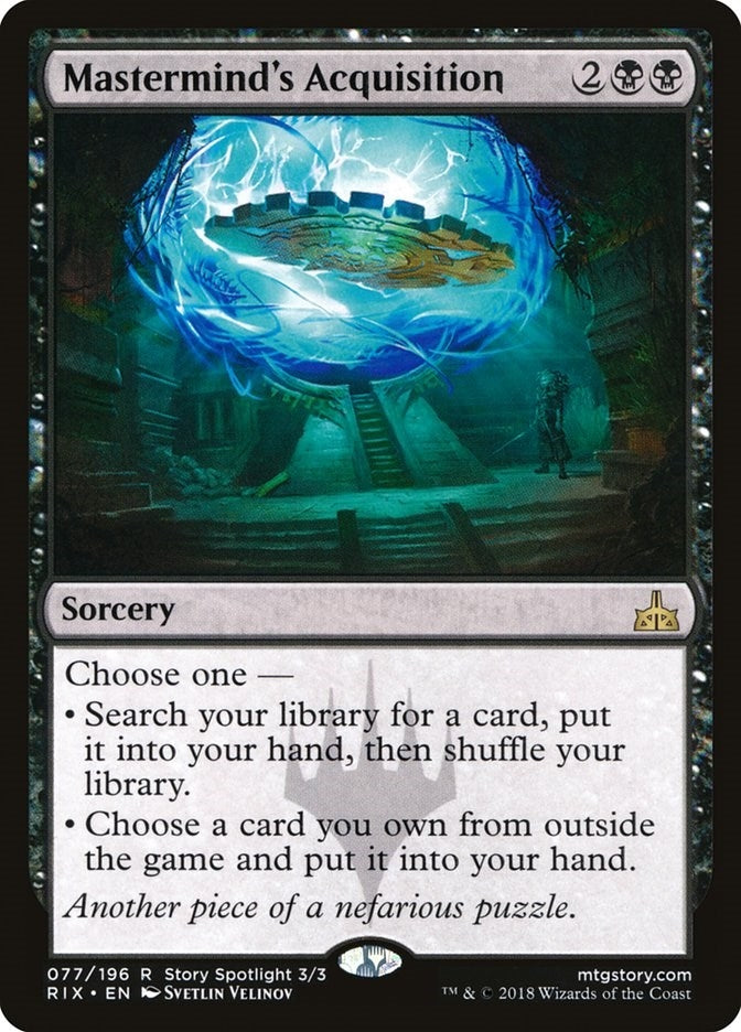 Image for Mastermind's Acquisition (Rivals of Ixalan) (77) - Magic: The Gathering