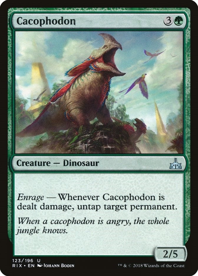 Image for Cacophodon (Rivals of Ixalan) (123) - Magic: The Gathering