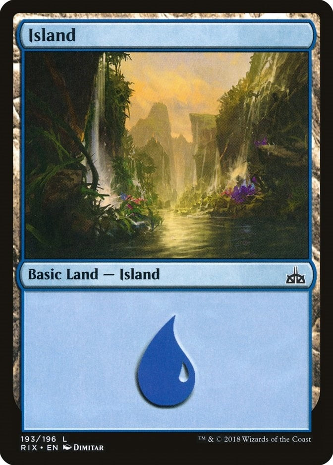 Image for Island (Rivals of Ixalan) (193) - Magic: The Gathering