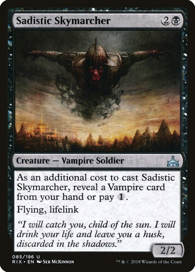 Image for Sadistic Skymarcher (Rivals of Ixalan) (85) - Magic: The Gathering