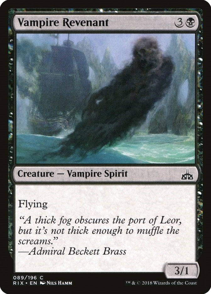 Image for Vampire Revenant (Rivals of Ixalan) (89) - Magic: The Gathering