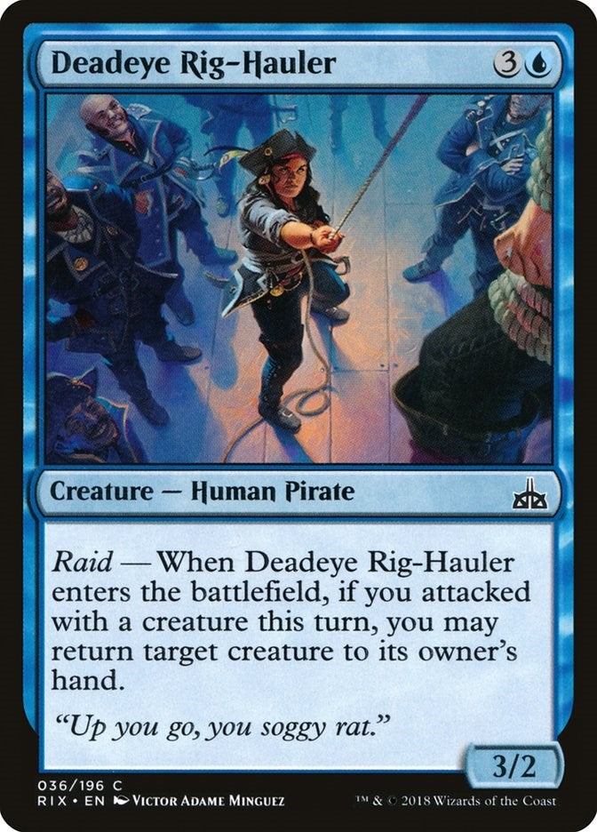 Image for Deadeye Rig-Hauler (Rivals of Ixalan) (36) - Magic: The Gathering