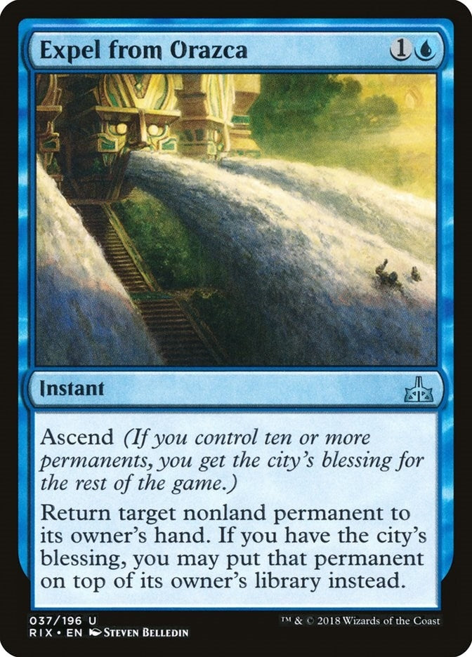 Image for Expel from Orazca (Rivals of Ixalan) (37) - Magic: The Gathering