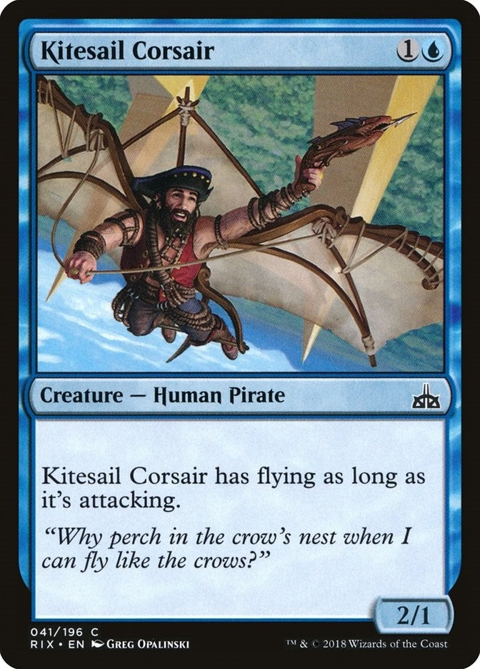 Image for Kitesail Corsair (Rivals of Ixalan) (41) - Magic: The Gathering