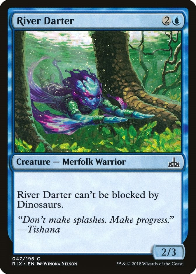 Image for River Darter (Rivals of Ixalan) (47) - Magic: The Gathering