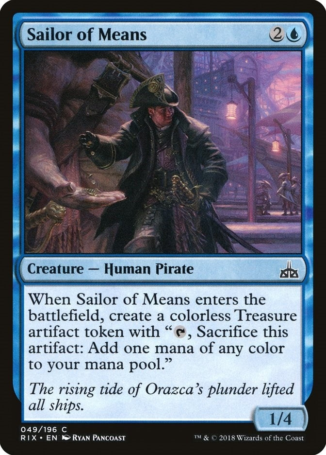 Image for Sailor of Means (Rivals of Ixalan) (49) - Magic: The Gathering