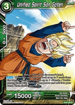 Image for Unified Spirit Son Goten (Expansion Deck Box Set 01: Mighty Heroes) (EX01-05) - Dragon Ball Super: Masters