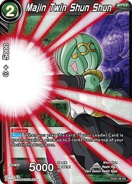 Image for Majin Twin Shun Shun (Expansion Deck Box Set 02: Dark Demon's Villains) (EX02-06) - Dragon Ball Super: Masters